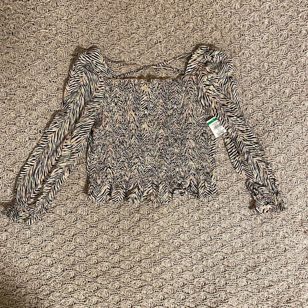 Love five floral blouse top